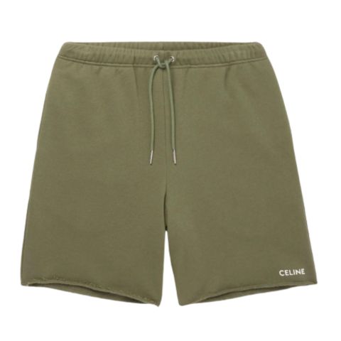 Green Celine Shorts